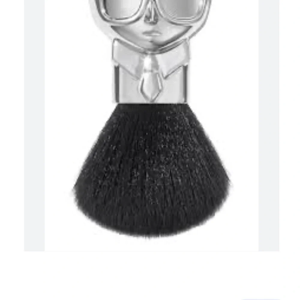 Karl Lagerfeld Silver and Black Makeup Brush